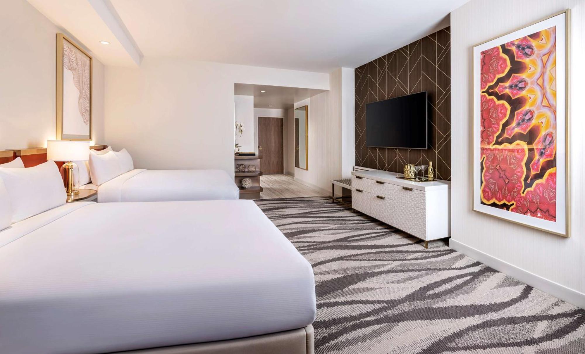 คอนราด ลาสเวกัส แอต รีสอร์ต เวิร์ลด์ Hotel ภายนอก รูปภาพ A guest room at the MGM National Harbor