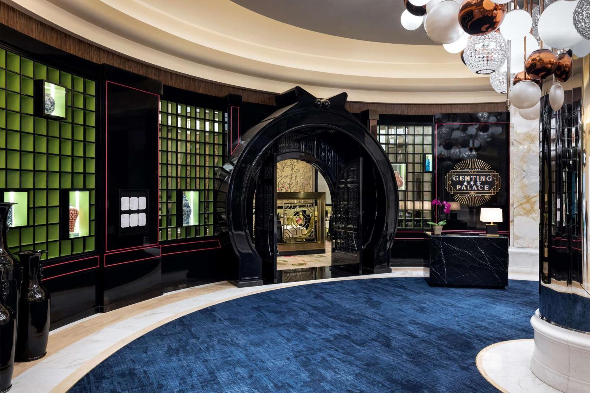 คอนราด ลาสเวกัส แอต รีสอร์ต เวิร์ลด์ Hotel ภายนอก รูปภาพ The entrance to the hotel